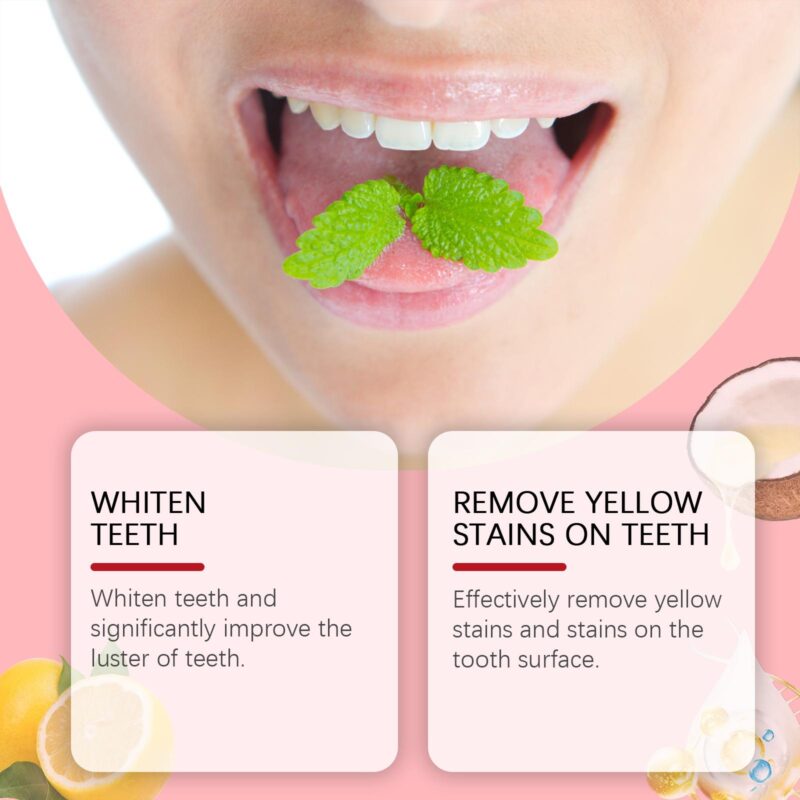 Brightening Toothpaste - Bad Breath/Yellow Stain/Gum Care, Daily Dental Care, Toothpaste - Image 3