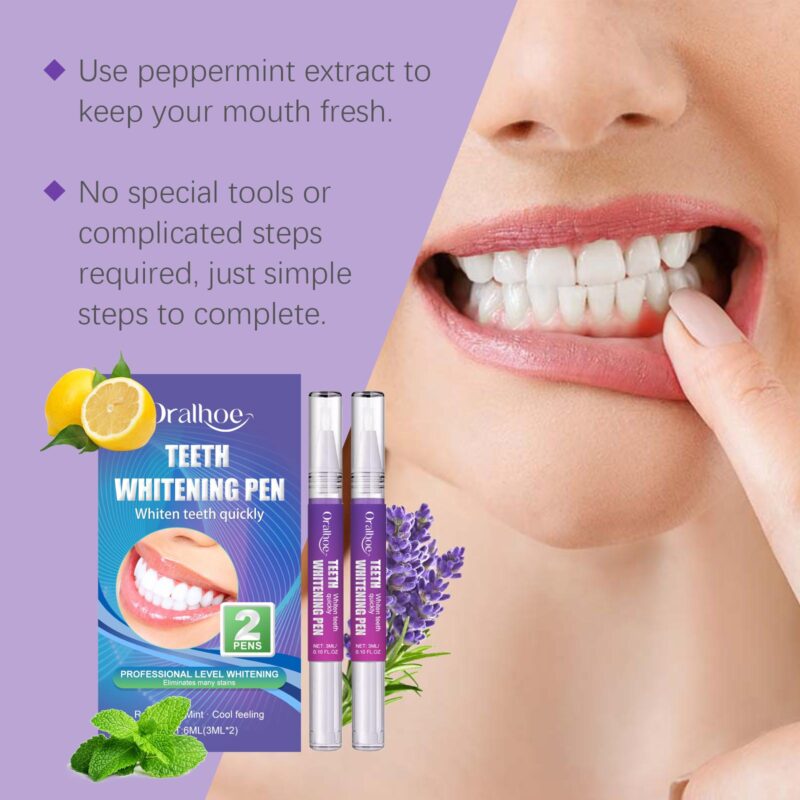 Tooth Gel Pen - Natural Shine, Gentle Cleaning & Fresh Breath, Beauty Dental Care - Image 3