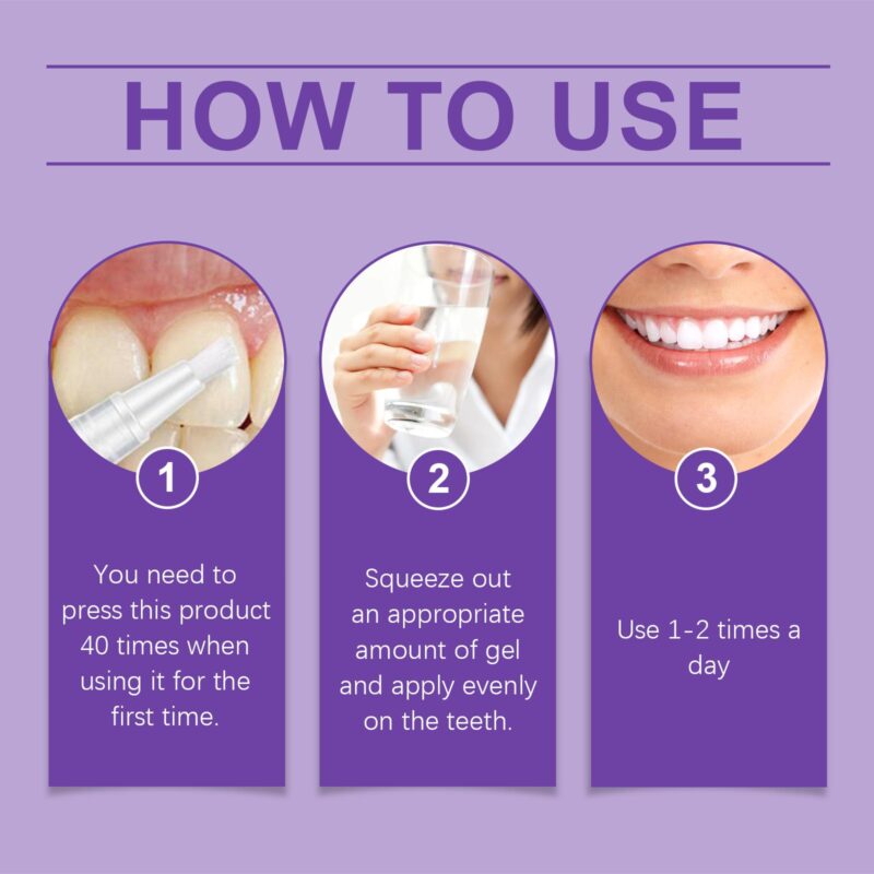 Tooth Gel Pen - Natural Shine, Gentle Cleaning & Fresh Breath, Beauty Dental Care - Image 6