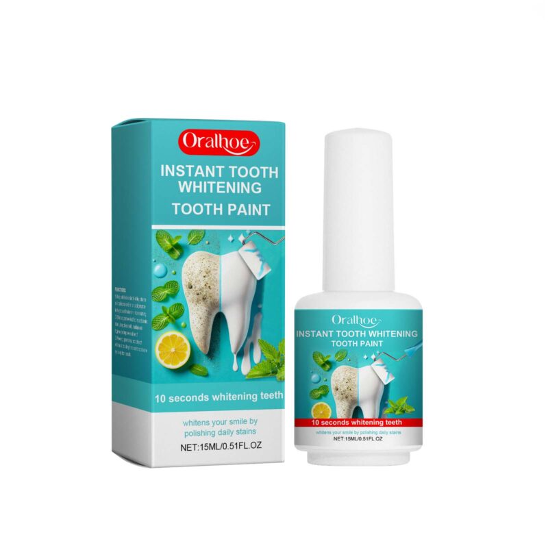 Instant Whitening Paint - Tartar Removal, Teeth Brightening & Long-Lasting Freshness, Gentle Formula