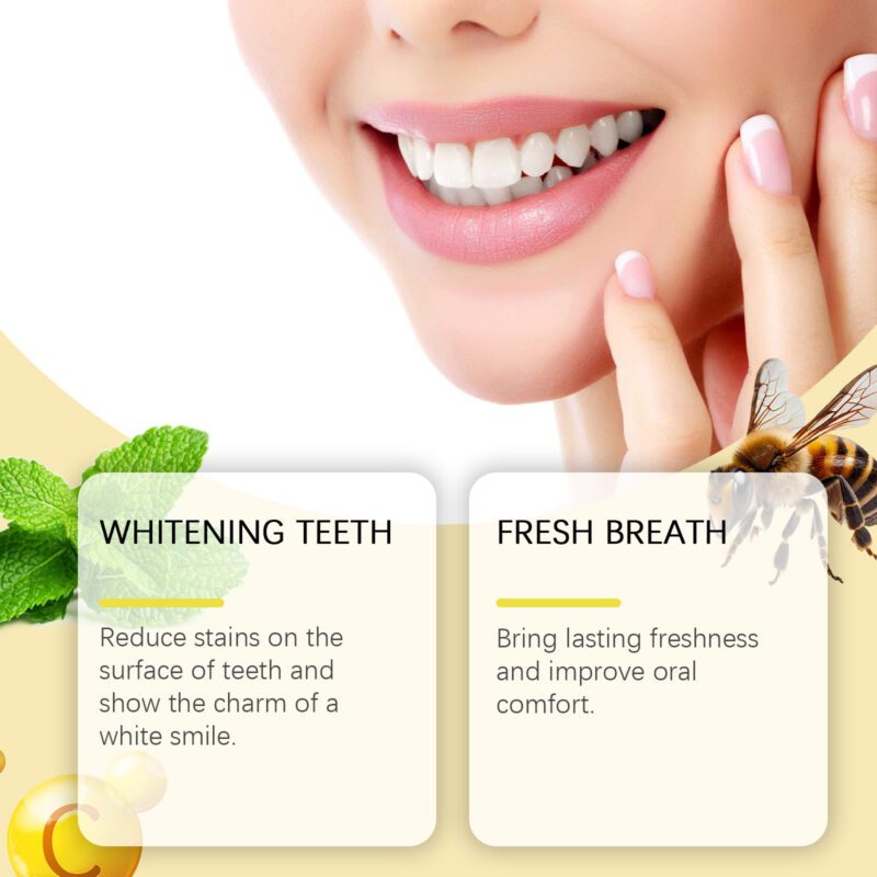 Bee Venom Dental Powder - Gum Care, Teeth Cleaning & Fresh Breath, Oral Care Powder - Image 2