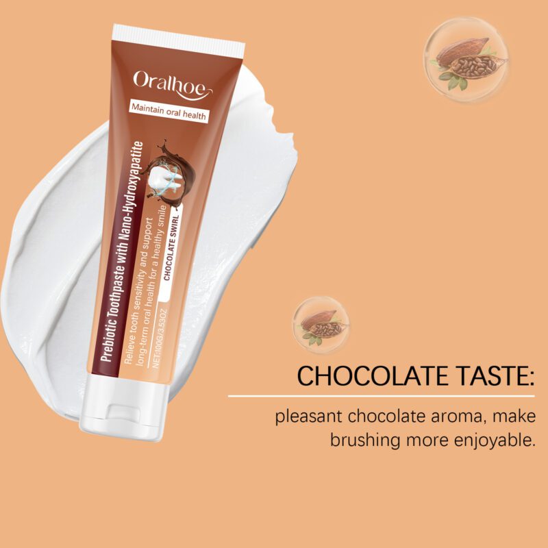 Chocolate Toothpaste - Gentle Tartar/Stain/Odor Care, Dental Hygiene Toothpaste - Image 3