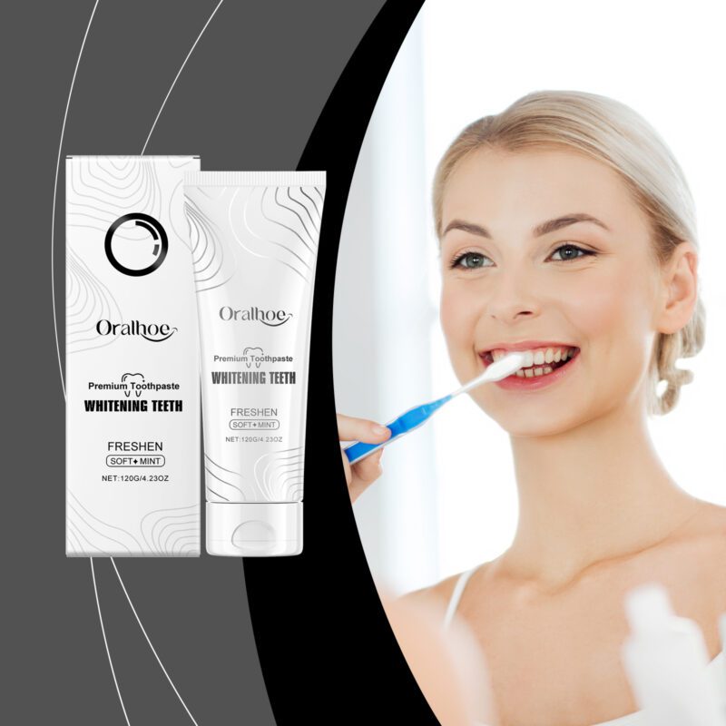Anti-Cavity Whitening Toothpaste - Gum Care, Hygiene & Stain Removal, Daily Toothpaste