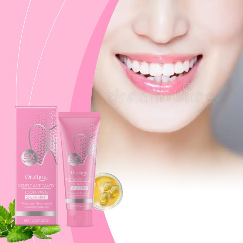 Tooth Cleaning Toothpaste - Gentle Tartar/Stain/Odor Care, Daily Dental Hygiene - Image 2