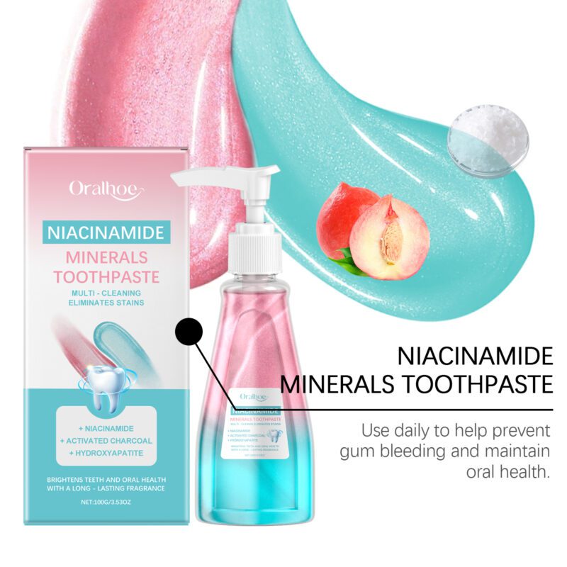 Oralhoe Niacinamide Toothpaste - Gentle Fresh Cleaning, Tartar/Stain/Odor Care, Toothpaste - Image 4