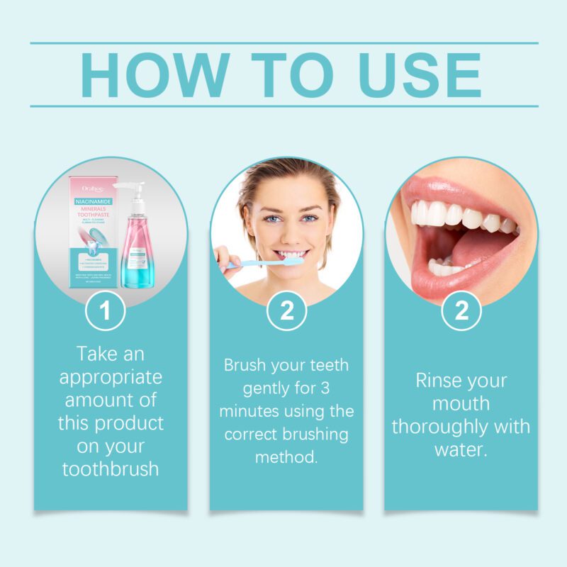 Oralhoe Niacinamide Toothpaste - Gentle Fresh Cleaning, Tartar/Stain/Odor Care, Toothpaste - Image 6