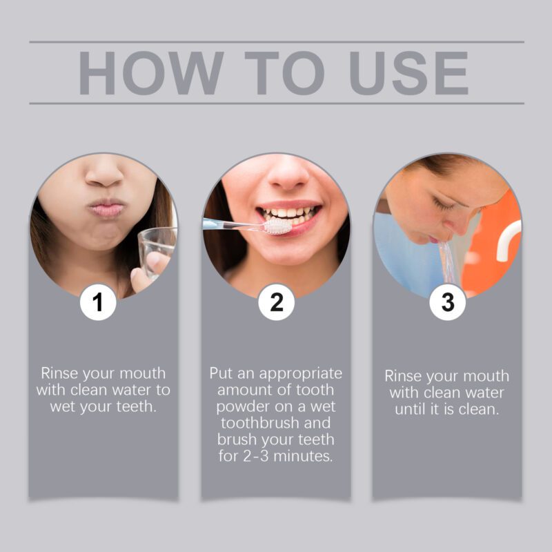Mint Tooth Powder - Daily Gentle Cleaning, Fresh Breath & Oral Hygiene, Teeth Powder - Image 6