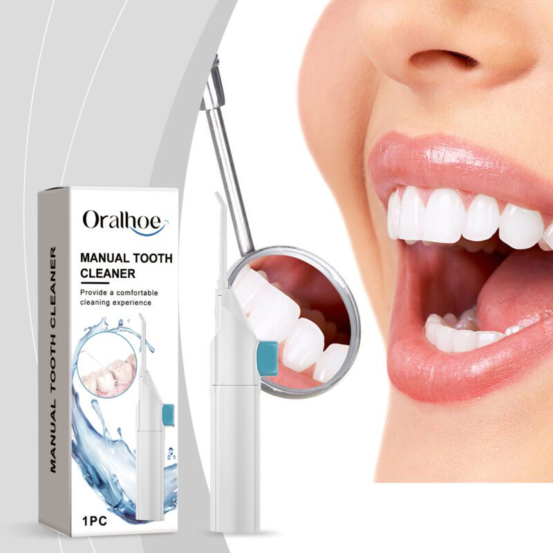 Manual Water Flosser - Gentle Teeth Cleaning, Odor Removal & Daily Oral Care, Portable Flosser - Image 2