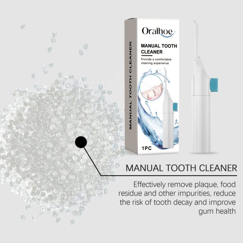 Manual Water Flosser - Gentle Teeth Cleaning, Odor Removal & Daily Oral Care, Portable Flosser - Image 4