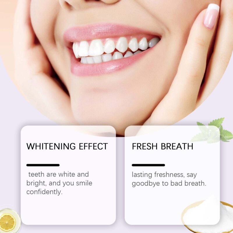Oral Mint Toothpaste Tablets - Stain Removal, Fresh Breath & Mouthguard Care, Portable Tablets - Image 3