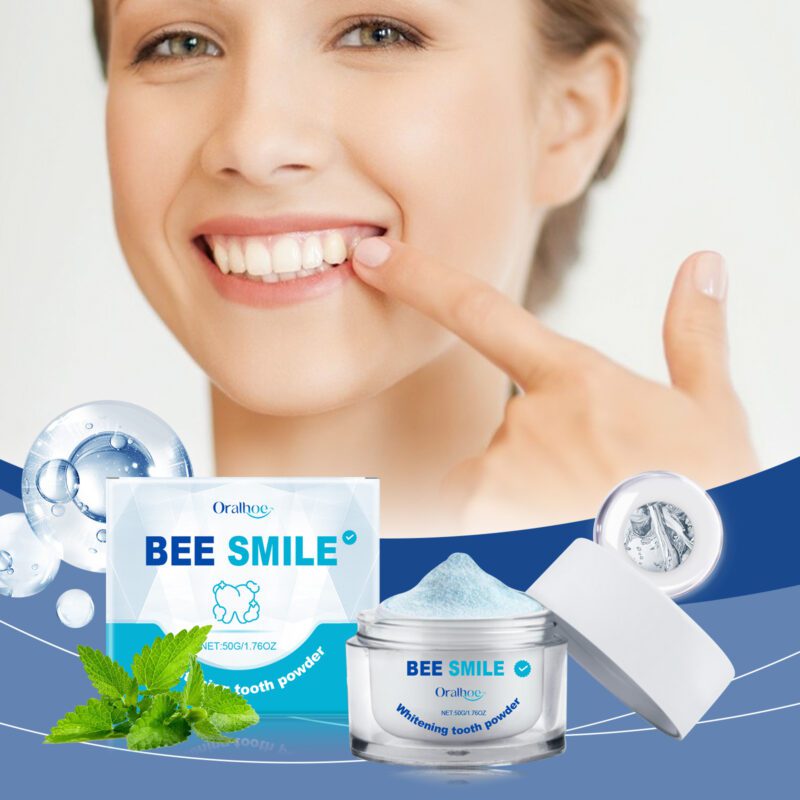 Mint Teeth Cleaning Powder - Gentle Oral Care, Fresh Breath & Daily Stain Removal, Powder - Image 2