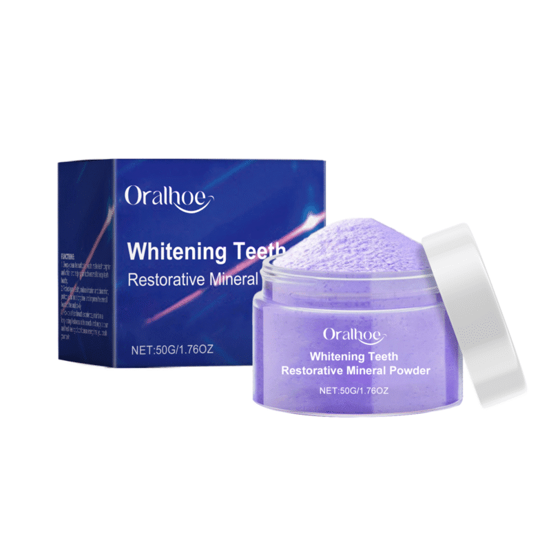 Purple Brightening Powder - Gentle Cleansing, Fresh Breath & Teeth Care, Oral Powder