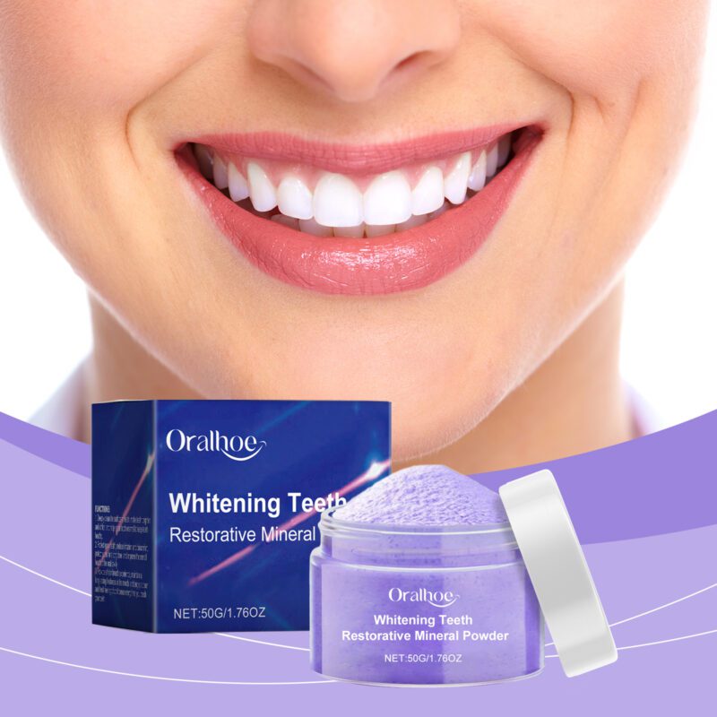 Purple Brightening Powder - Gentle Cleansing, Fresh Breath & Teeth Care, Oral Powder - Image 2