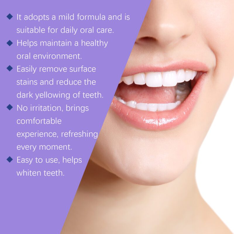 Purple Brightening Powder - Gentle Cleansing, Fresh Breath & Teeth Care, Oral Powder - Image 3