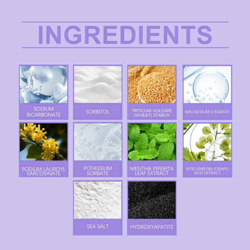 Purple Brightening Powder - Gentle Cleansing, Fresh Breath & Teeth Care, Oral Powder - Image 5