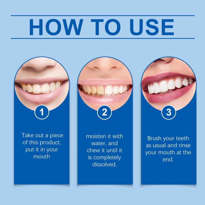 Toothpaste Tablets - Gentle Stain Removal, Fresh Breath & Dental Care, Travel-Friendly - Image 6