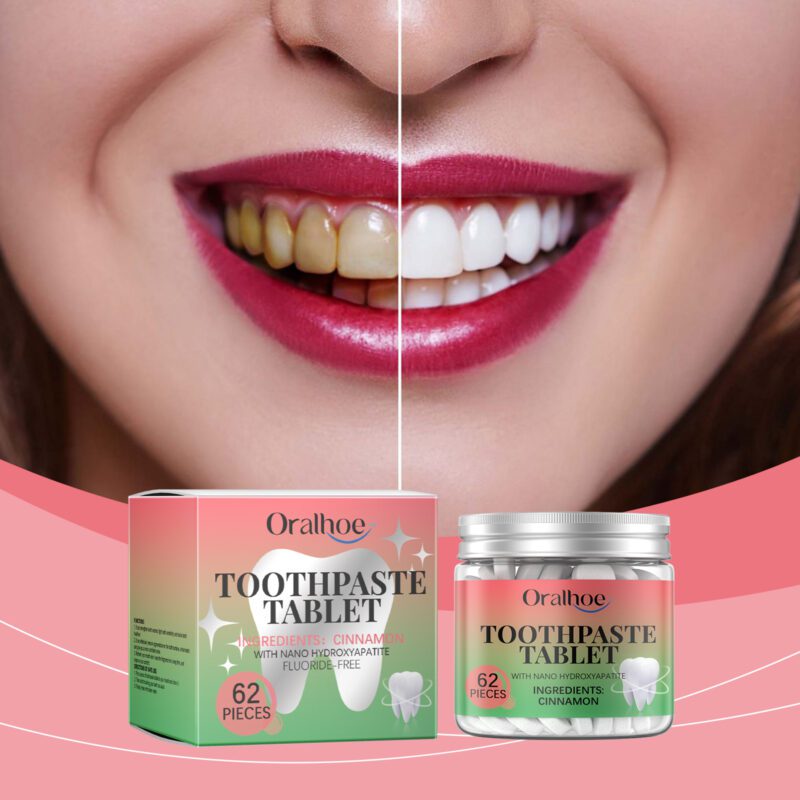 Cinnamon Toothpaste Tablets - Gentle Stain Removal, Oral Hygiene & Dental Care, Tablets - Image 2
