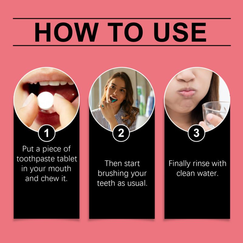 Cinnamon Toothpaste Tablets - Gentle Stain Removal, Oral Hygiene & Dental Care, Tablets - Image 6