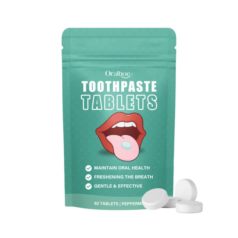 Clean Toothpaste Tablets - Convenient Stain/Yellow/Odor Care, Lasting Protection, Tablets
