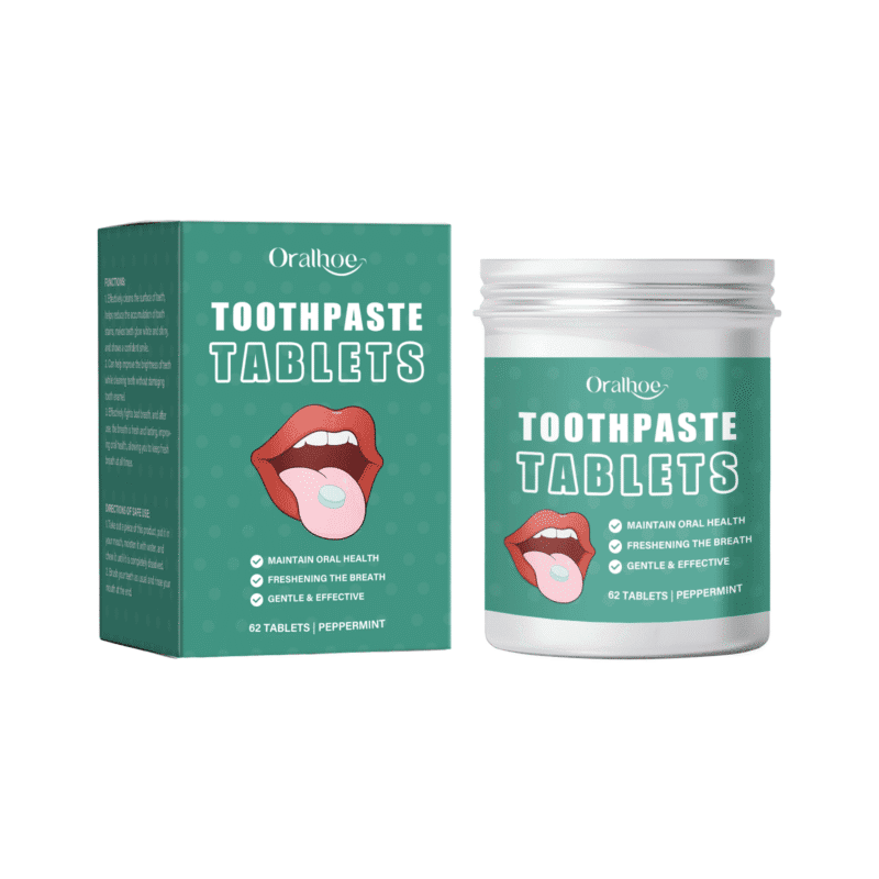 Clean Toothpaste Tablets - Convenient Stain/Yellow/Odor Care, Lasting Protection, Tablets - Image 2