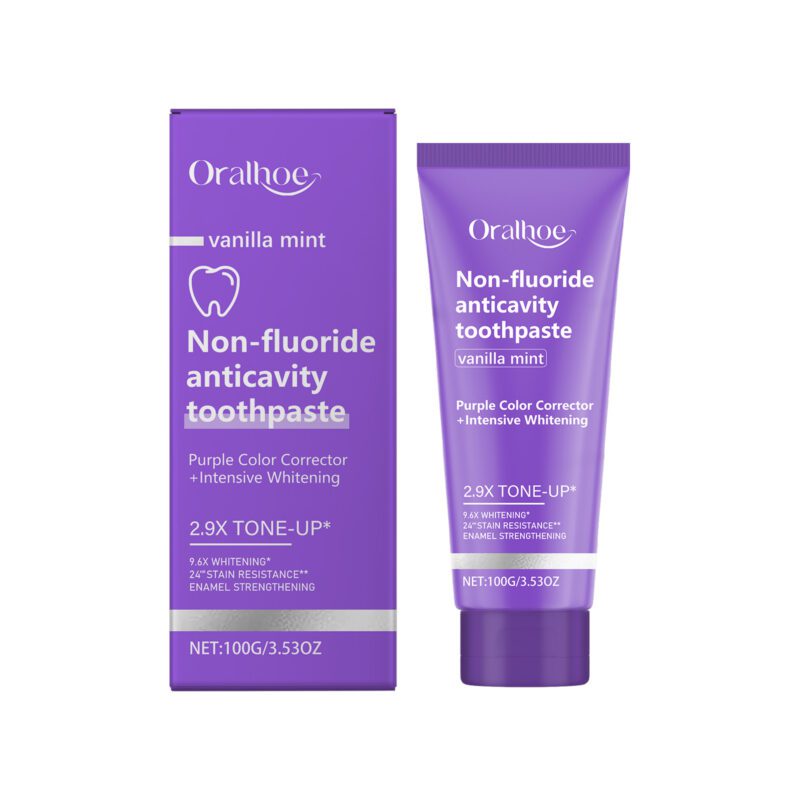 Purple Gloss Toothpaste - Gentle Yellow/Tartar/Odor Care, Gloss Teeth & Fresh Mouth, Toothpaste