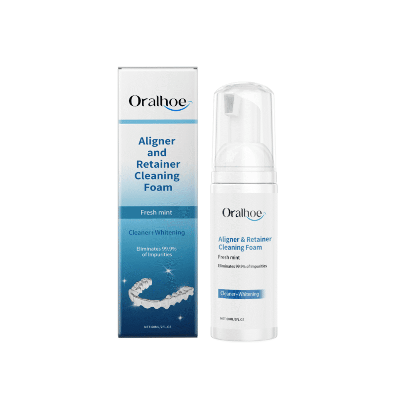 Orthodontic Cleaning Mousse - Gentle Stain Removal, Denture Hygiene & Oral Care, Foaming Formula