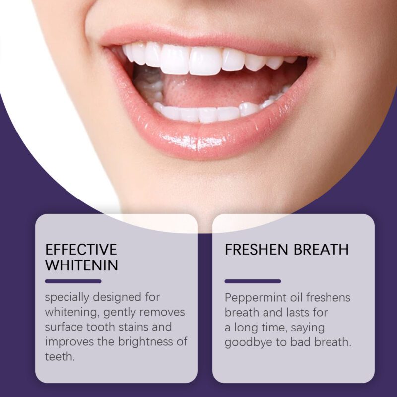 Purple Toothpaste - Gentle Tartar/Stain Removal, Mint Fresh & Dental Hygiene, Toothpaste - Image 3