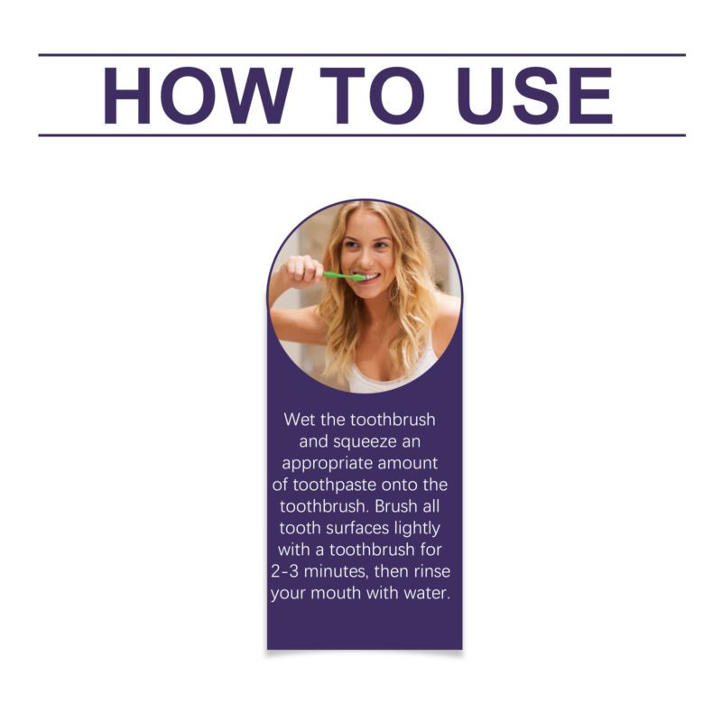 Purple Toothpaste - Gentle Tartar/Stain Removal, Mint Fresh & Dental Hygiene, Toothpaste - Image 6