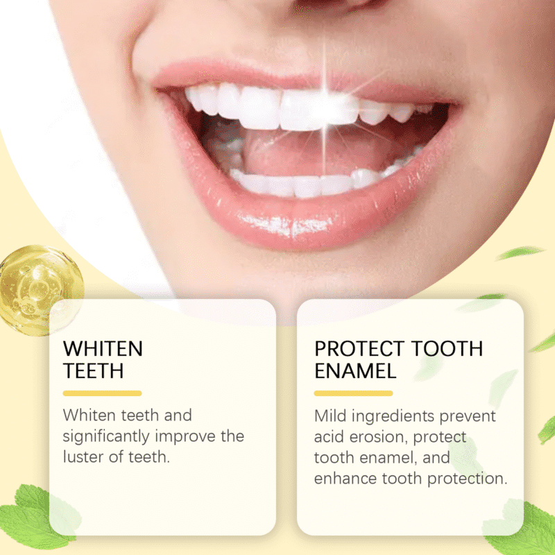 Ginger Brightening Toothpaste - Gum Care, Stain Removal & Fresh Smell, Teeth Brightening - Image 4