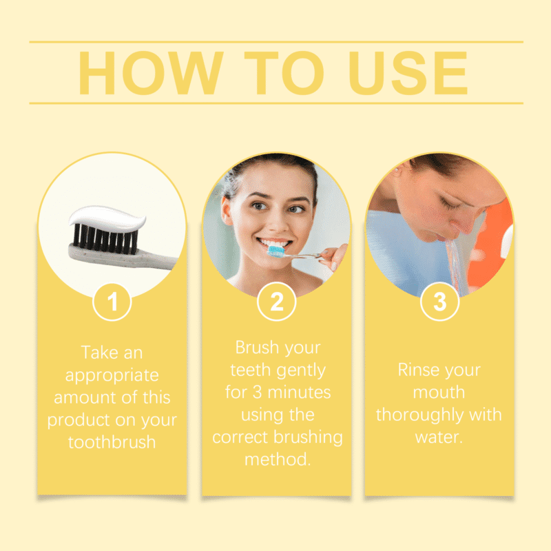 Ginger Brightening Toothpaste - Gum Care, Stain Removal & Fresh Smell, Teeth Brightening - Image 6