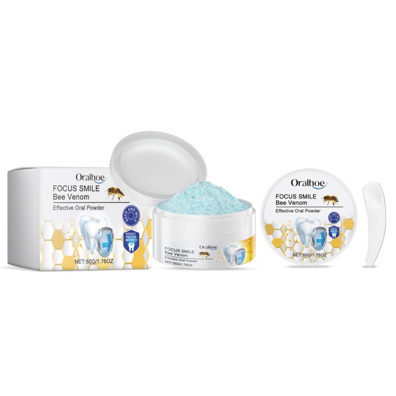 Oral Care Cleaning Powder - Stain/Odor Removal, Brightening & Daily Hygiene, Dental Powder