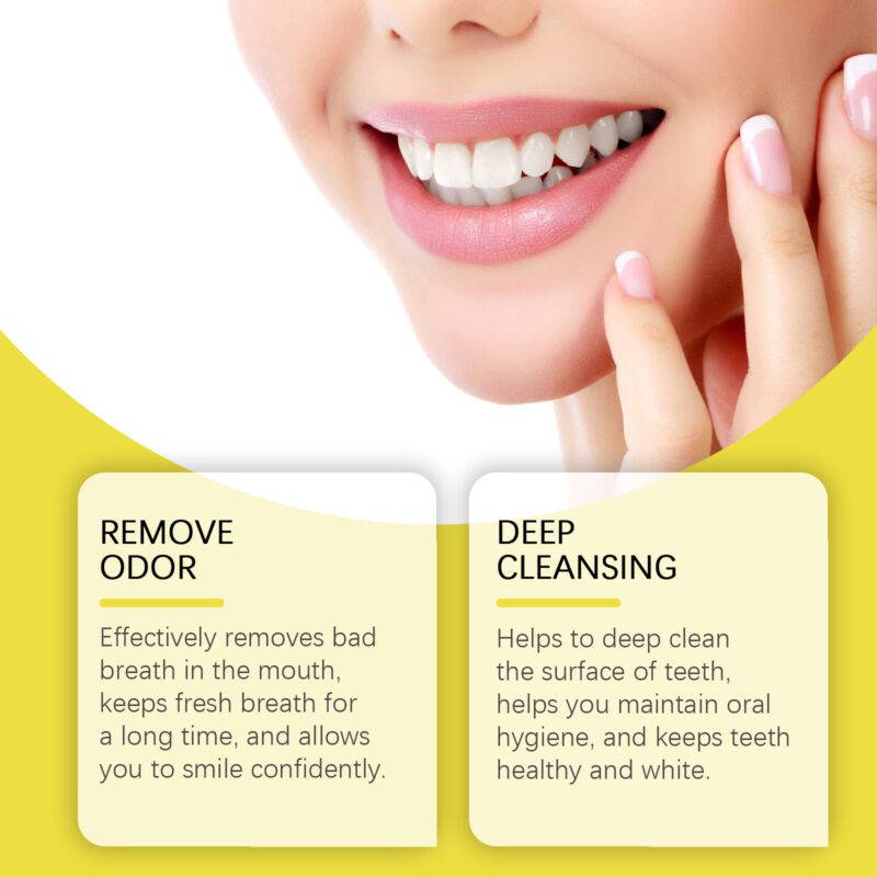Oral Care Cleaning Powder - Stain/Odor Removal, Brightening & Daily Hygiene, Dental Powder - Image 3