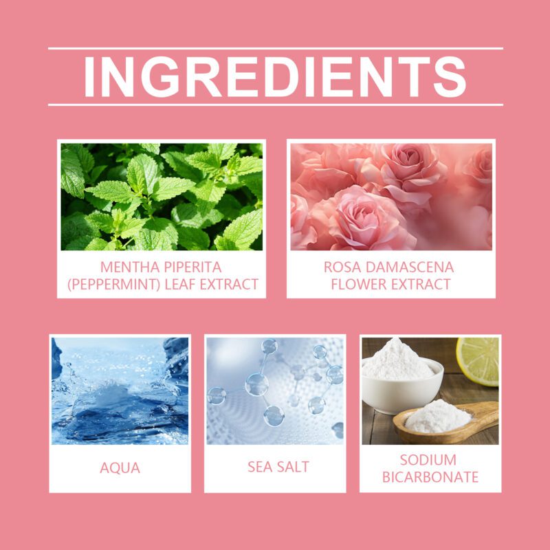 Rose Whitening Toothpaste - Gentle Stain Removal & Brightening, Oral Care Toothpaste - Image 5