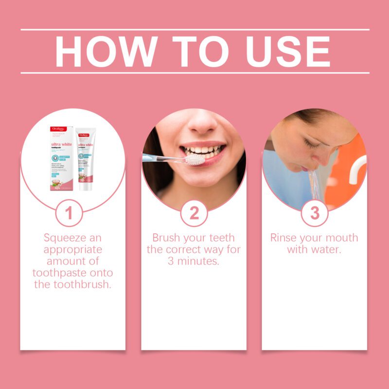 Rose Whitening Toothpaste - Gentle Stain Removal & Brightening, Oral Care Toothpaste - Image 6