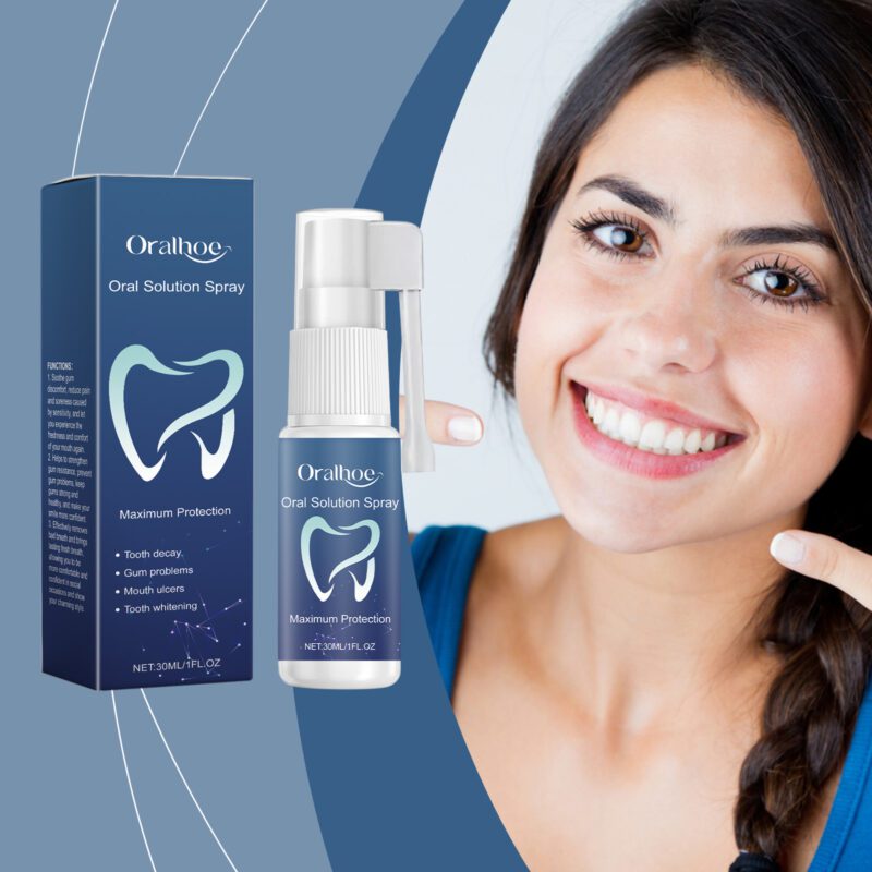 Oral Freshening Spray - Breath Refresh, Teeth Cleaning & Hygiene Care, Daily Use Spray - Image 2