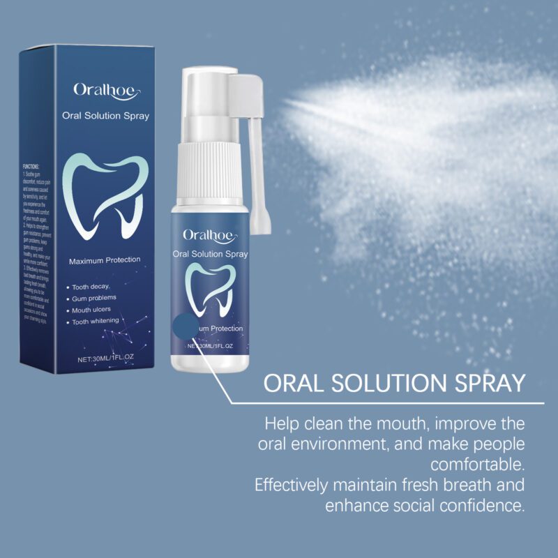 Oral Freshening Spray - Breath Refresh, Teeth Cleaning & Hygiene Care, Daily Use Spray - Image 3