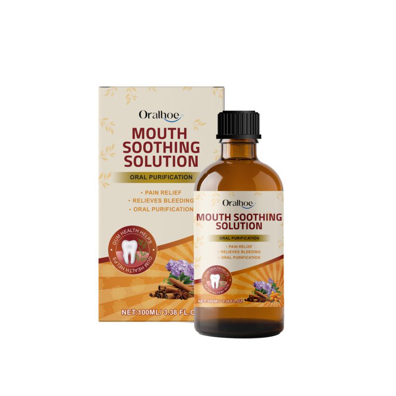 Herbal Oral Care Solution - Gentle Teeth Cleaning, Gum Protection & Discomfort Relief, Oral Care