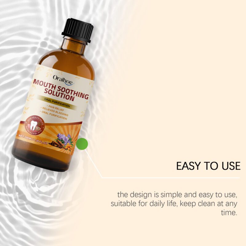 Herbal Oral Care Solution - Gentle Teeth Cleaning, Gum Protection & Discomfort Relief, Oral Care - Image 3