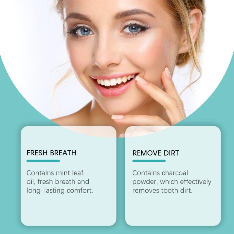 Volcanic Ash Toothpaste - Stain Removal, Yellow Teeth Care & Dental Series, Toothpaste - Image 2