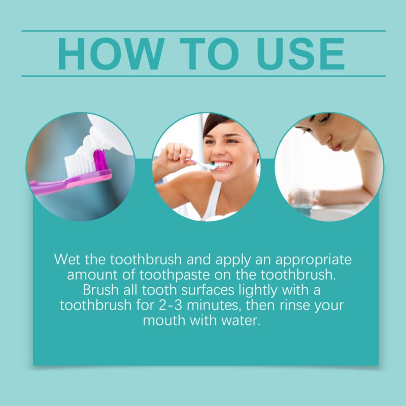 Volcanic Ash Toothpaste - Stain Removal, Yellow Teeth Care & Dental Series, Toothpaste - Image 3