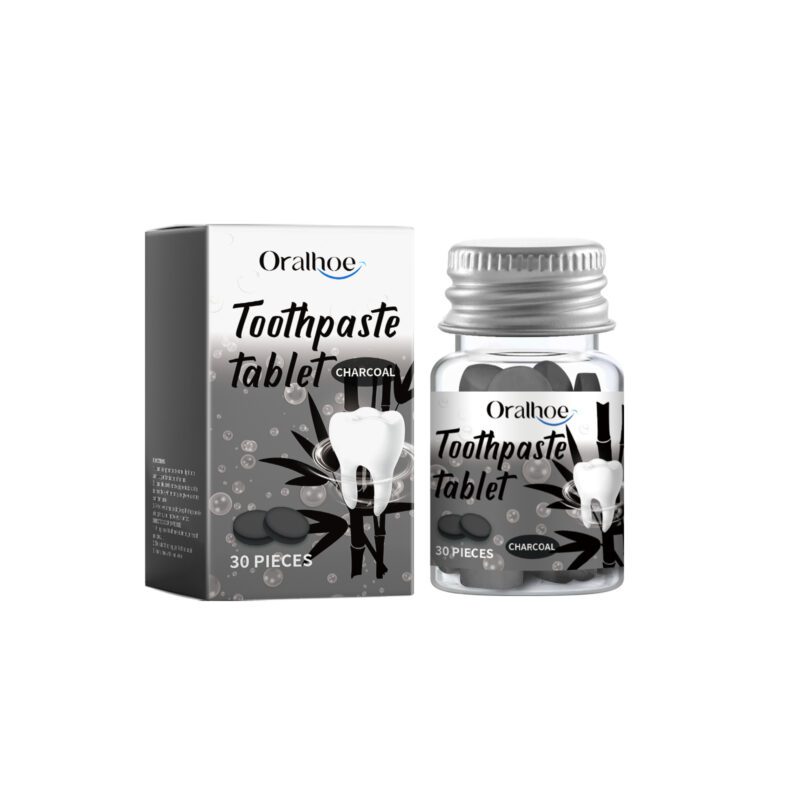 Solid Toothpaste Tablets - Deep Yellow Dirt Cleaning, Portable Care & Oral Hygiene, Tablets