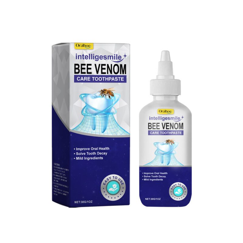 Bee Venom Toothpaste - Deep Stain/Tartar Removal, Odor Elimination & Whitening, Toothpaste
