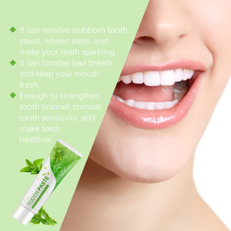 Green Tea Toothpaste - Gentle Stain/Dirt Removal, Green Tea Mouthcare & Dental Care, Toothpaste - Image 3
