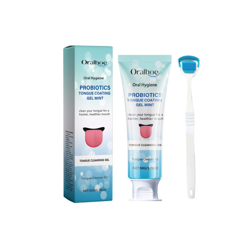 Tongue Cleaner Set - Hygiene Care, Food Residue Removal & Odor Control, Oral Care Kit