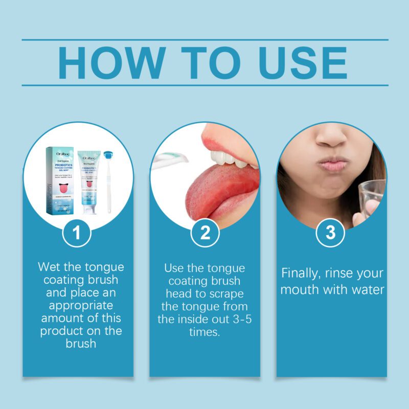 Tongue Cleaner Set - Hygiene Care, Food Residue Removal & Odor Control, Oral Care Kit - Image 6