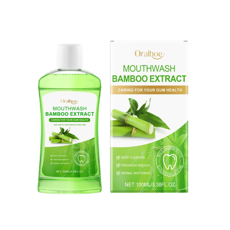Bamboo Fresh Breath Mouthwash - Odor Removal, Gum Repair & Fresh Breath, Teeth Cleaning Mouthwash