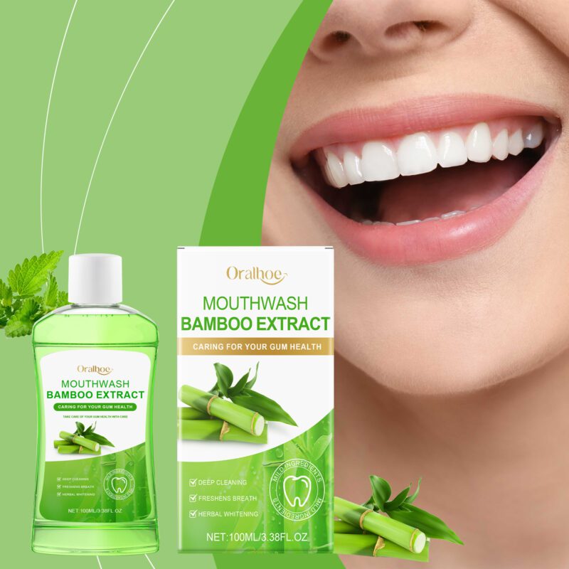 Bamboo Fresh Breath Mouthwash - Odor Removal, Gum Repair & Fresh Breath, Teeth Cleaning Mouthwash - Image 2