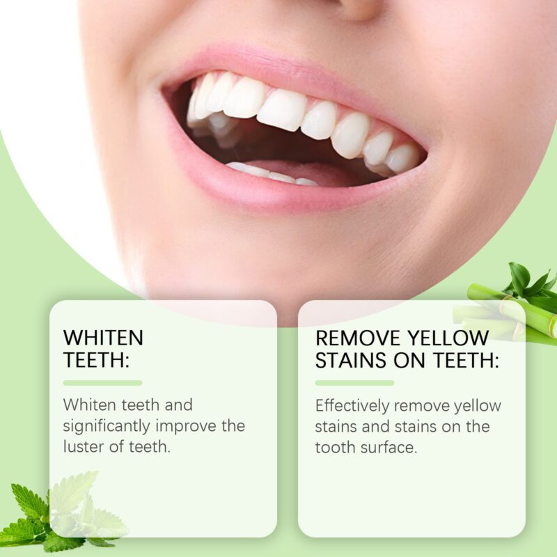 Bamboo Brightening Toothpaste - Enamel Protection, Yellow Teeth Care & Hygiene, Toothpaste - Image 4