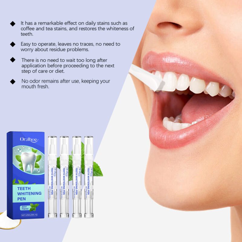 Dental Care Pen - Tartar Control, Fresh Breath & Gentle Cleaning, Portable Pen - Image 4