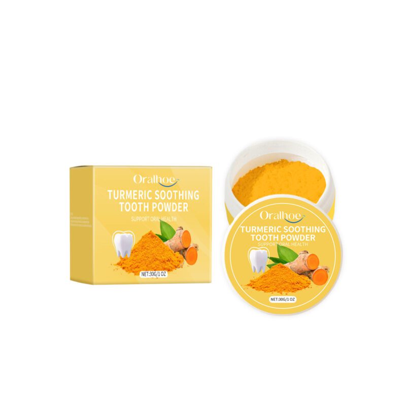 Turmeric Dental Powder - Teeth Cleaning, Turmeric Care & Confident Smile, Oral Powder